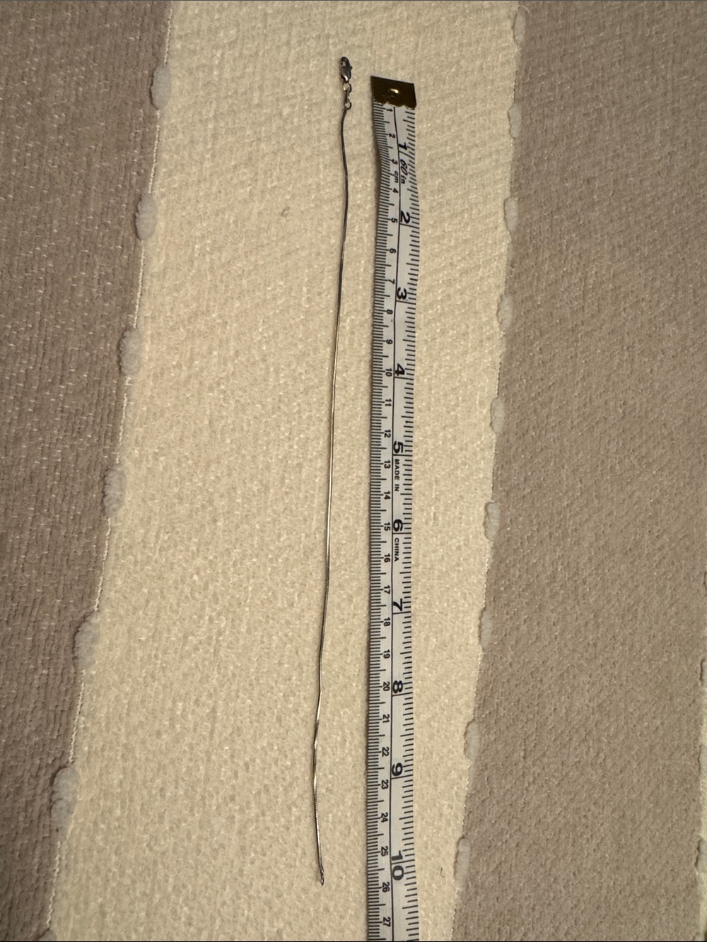 Delicate Thin Silver Anklet Chain